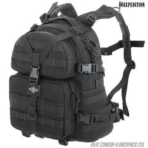 Maxpedition Kodiak Gearslinger Condor-II Tactical Backpack Black Military Police